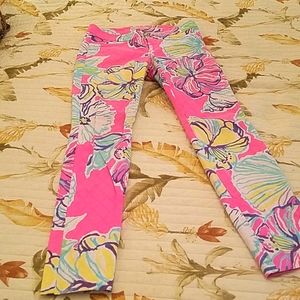Lilly Kelly Skinny Ankle Pants Swept By The Sea